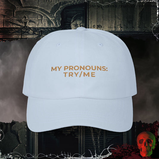 Pronouns Embroidered Hat