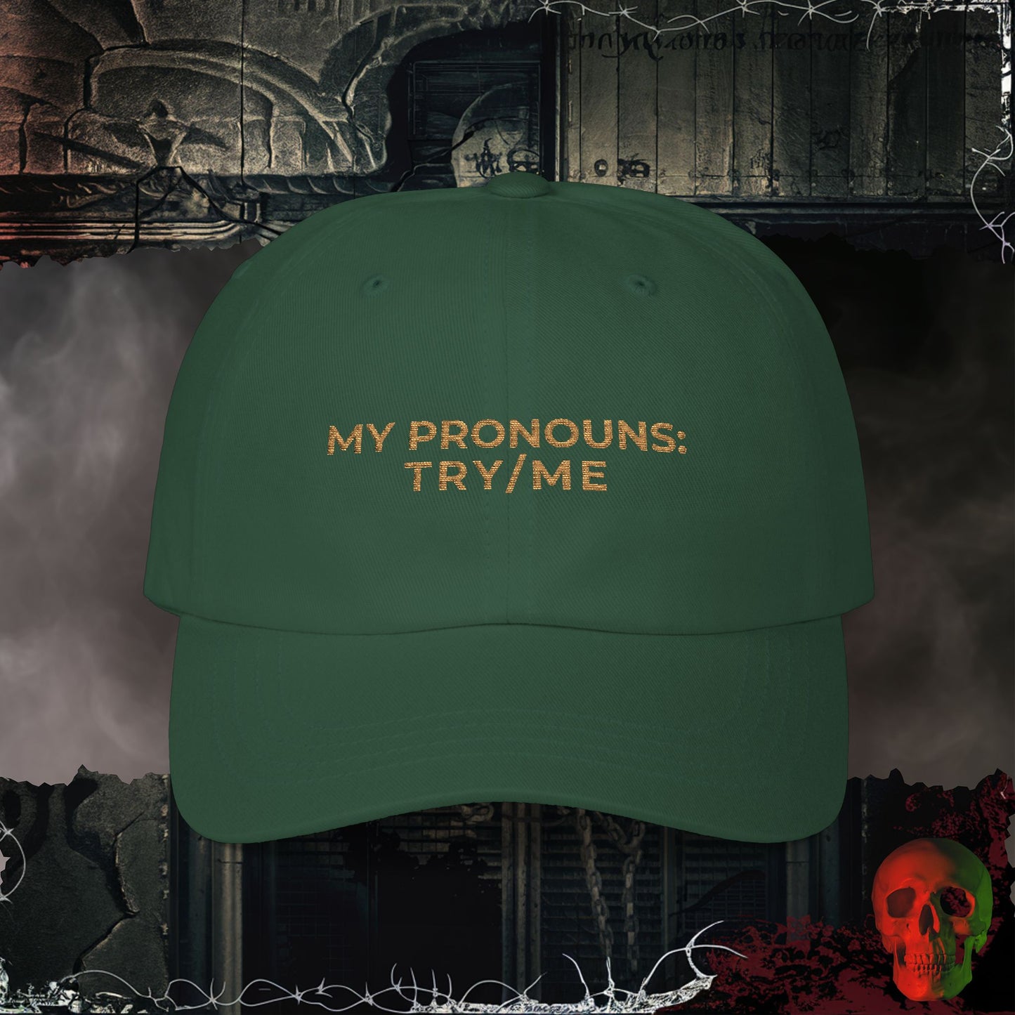 Pronouns Embroidered Hat