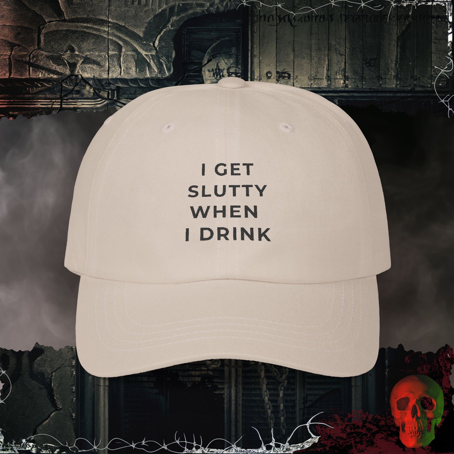Getting Slutty Embroidered Hat