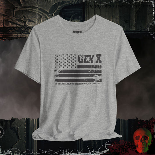 Gen X / No Evidence Tee