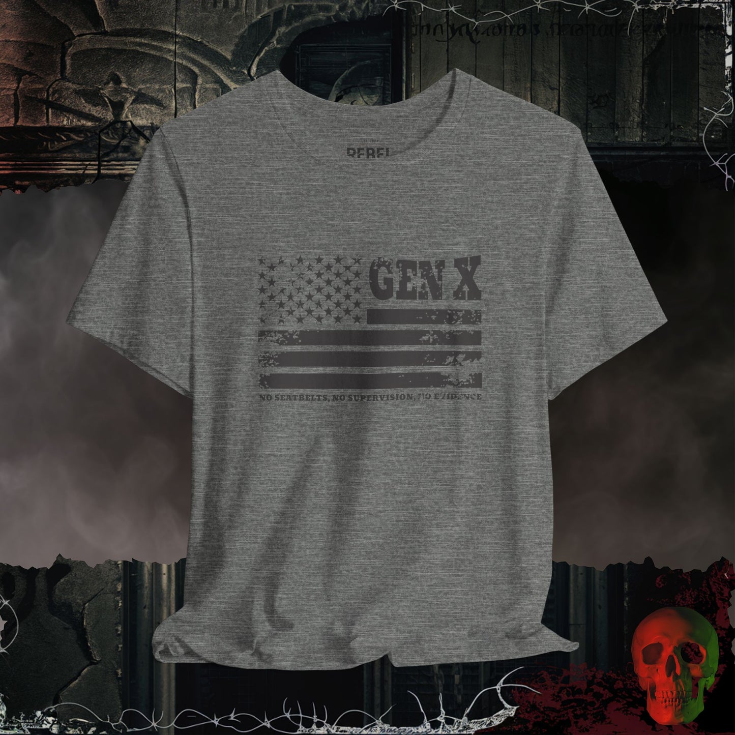 Gen X / No Evidence Tee