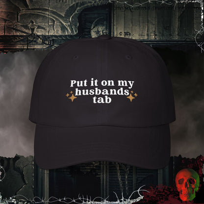 My Husbands Tab Embroidered Hat