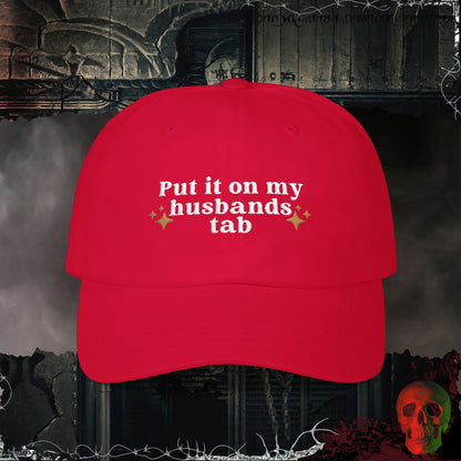 My Husbands Tab Embroidered Hat