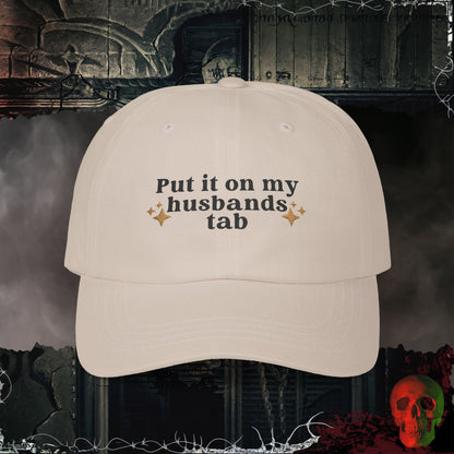 My Husbands Tab Embroidered Hat