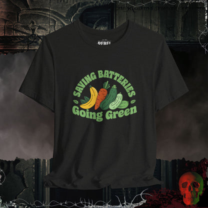 Saving Batteries Going Green T-Shirt
