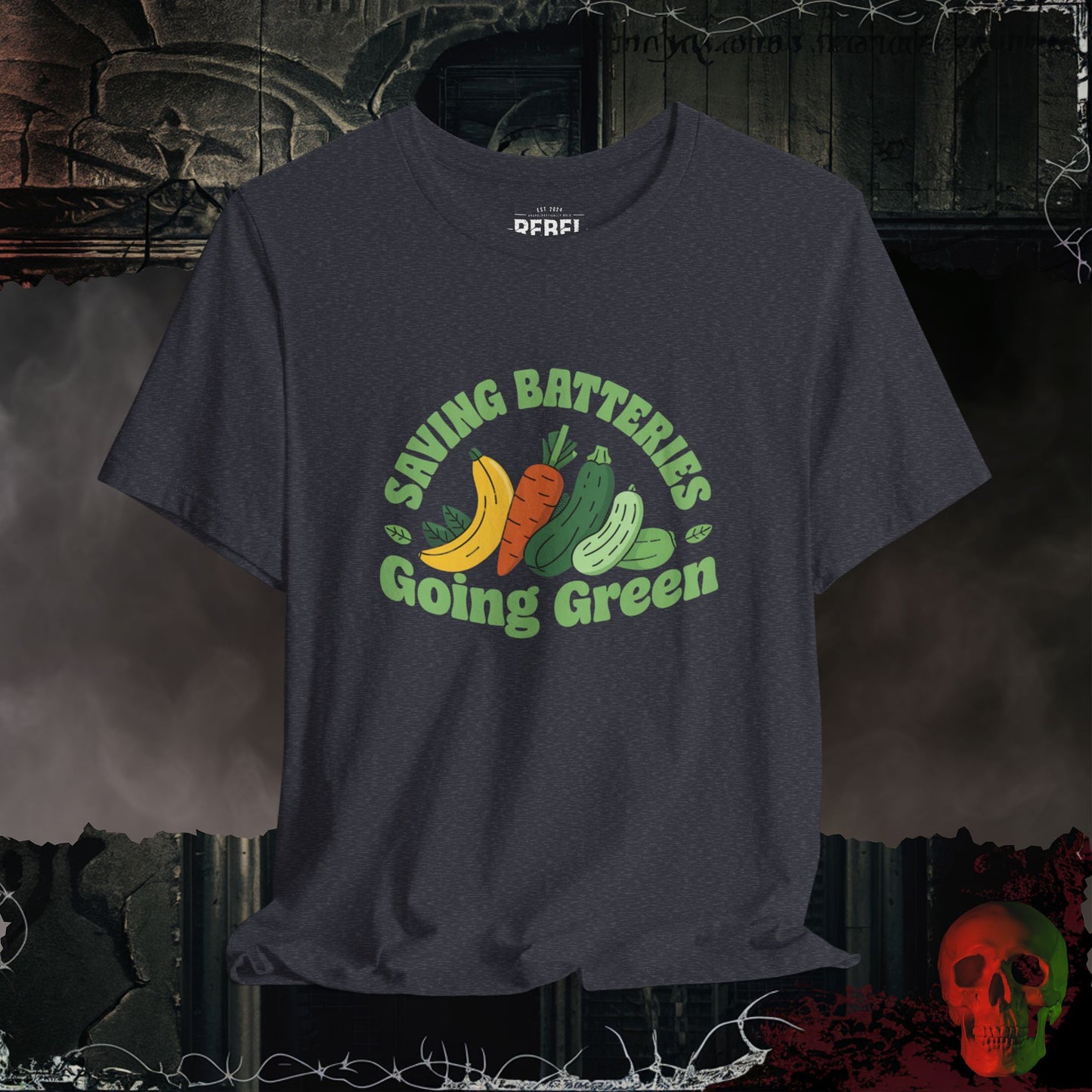 Saving Batteries Going Green T-Shirt