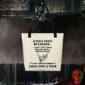 A F*ck Must Be Earned Tote Bag