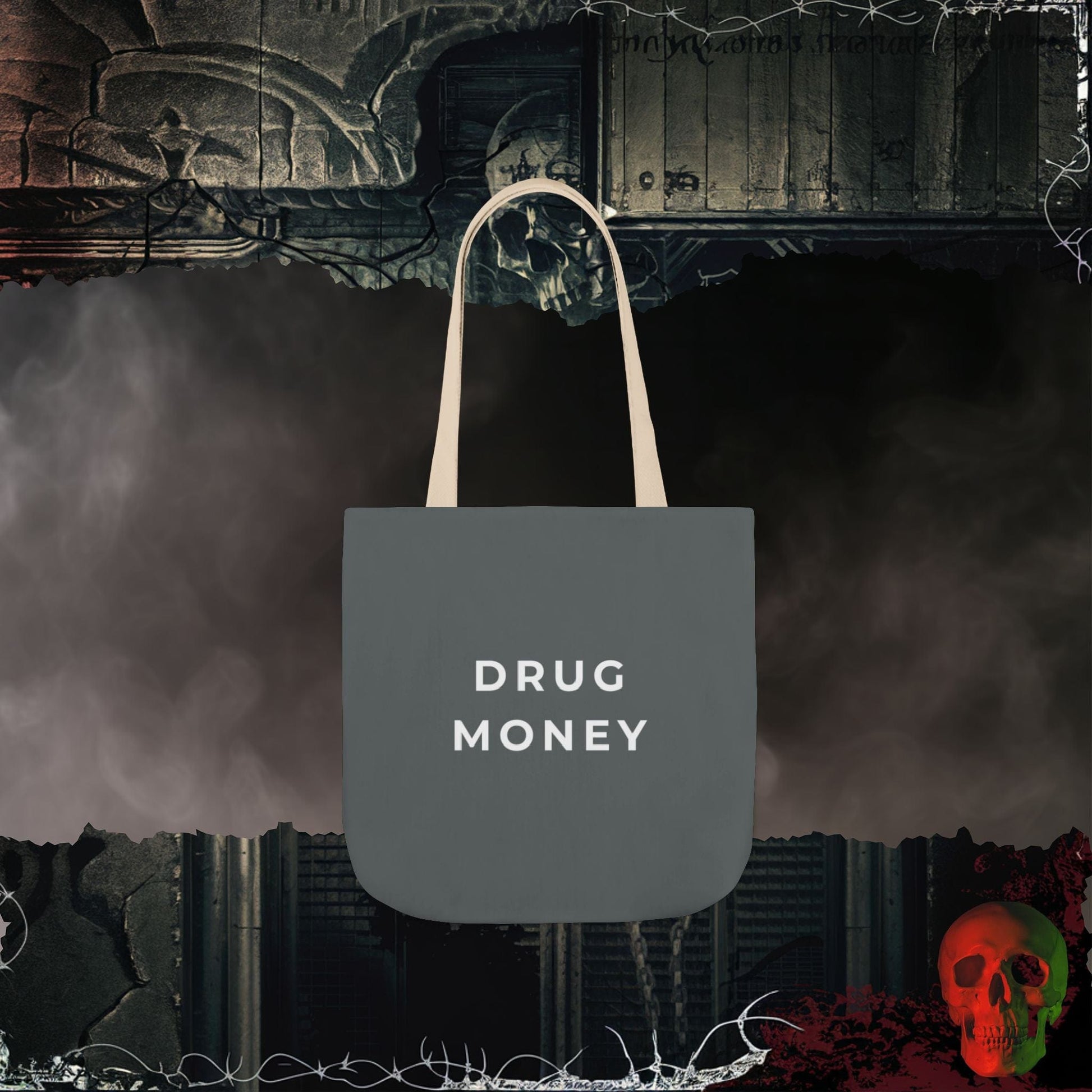 Accessories 13" × 13'' / Beige Drug Money Tote