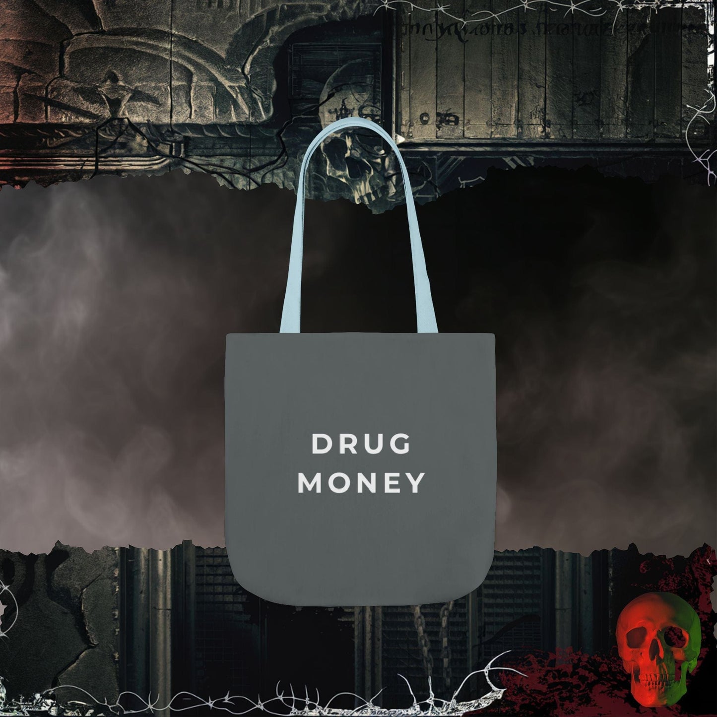 Accessories 13" × 13'' / Light blue Drug Money Tote