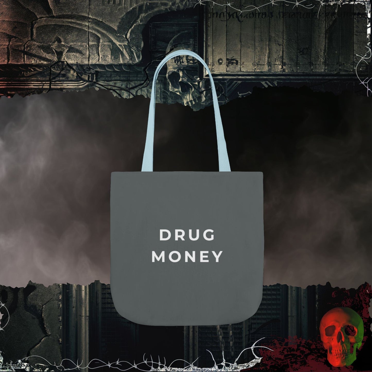 Accessories 16" × 16'' / Light blue Drug Money Tote