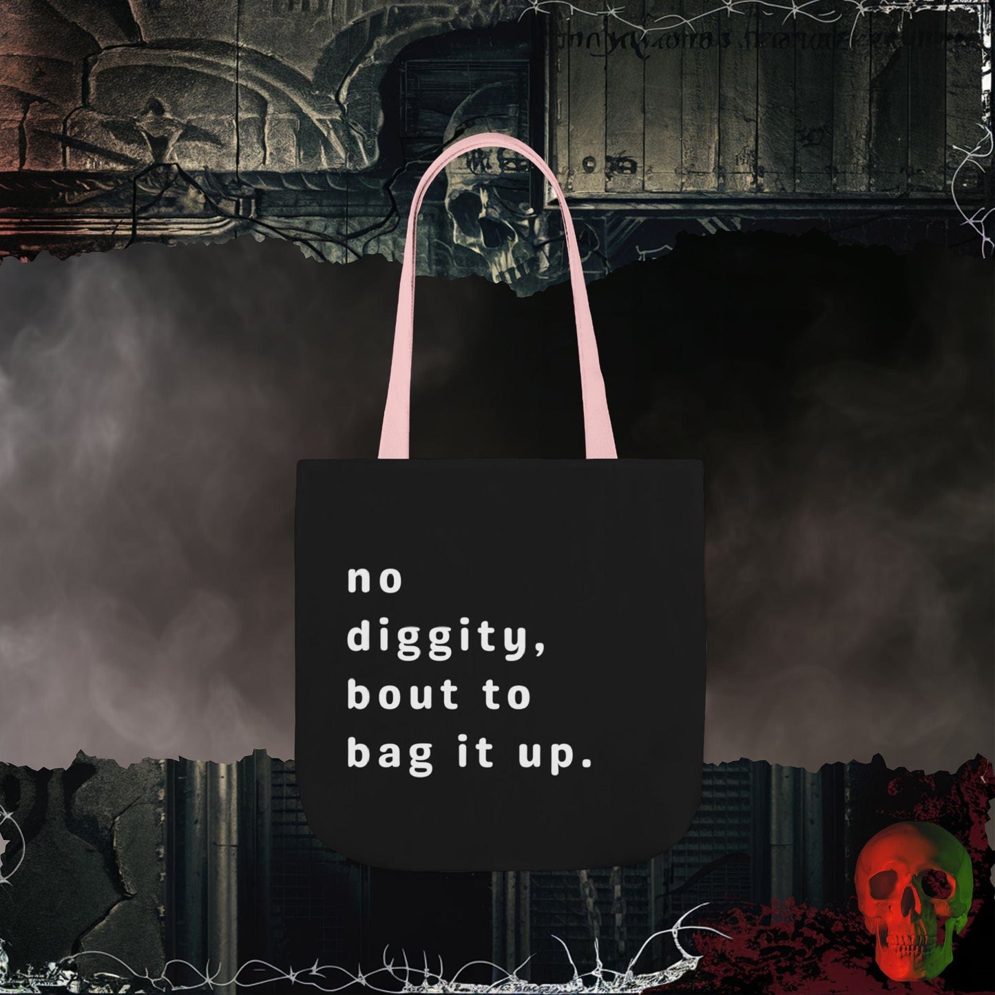 Accessories 16" × 16'' / Light Pink No Diggity Eco-Friendly Tote
