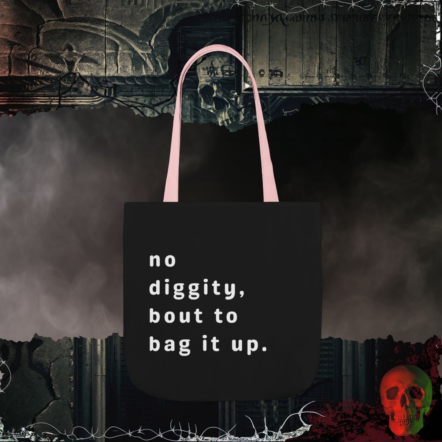 Accessories 18" × 18'' / Light Pink No Diggity Eco-Friendly Tote