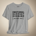 Emotional Support Husband Graphic Tee | Rebel Ink Designs