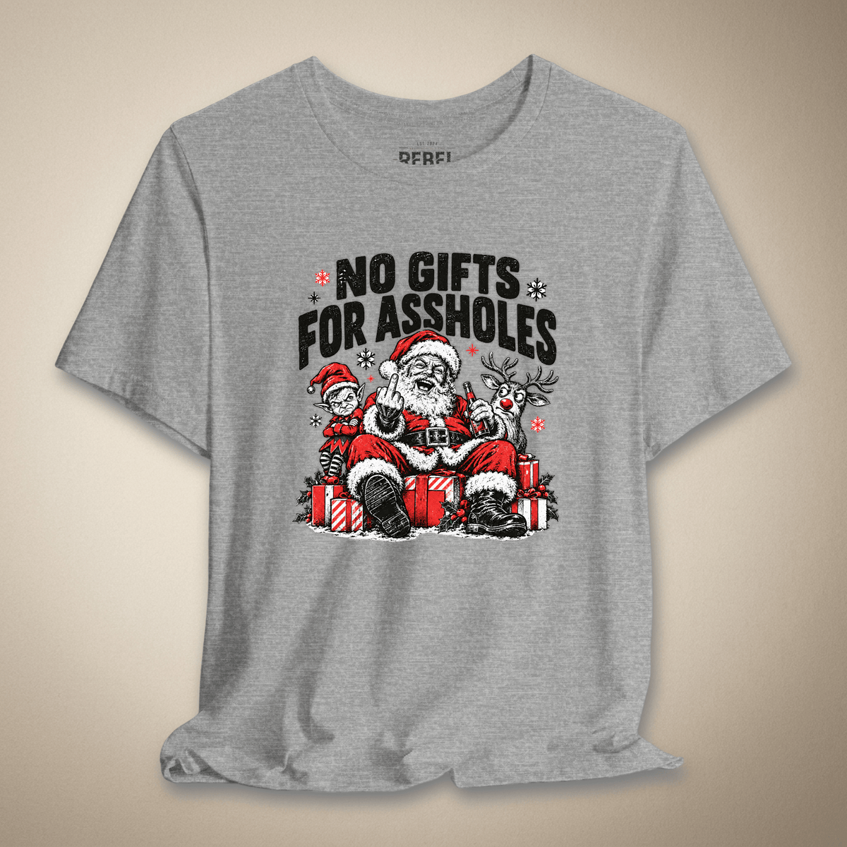 No Gifts for Assholes Graphic Tee | Rebel Ink Designs