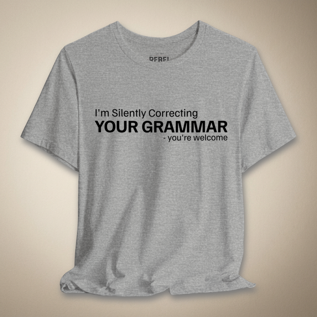 Silently Judging Your Grammar Graphic Tee | Rebel Ink Designs
