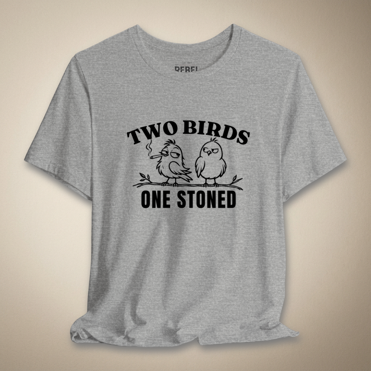 Two Birds One Stoned Graphic Tee | Rebel Ink Designs