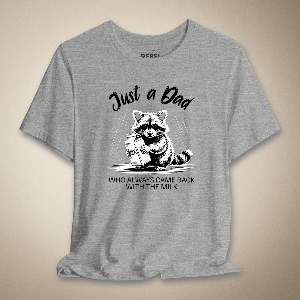 Just a Dad Milk Run Graphic Tee | Rebel Ink Designs