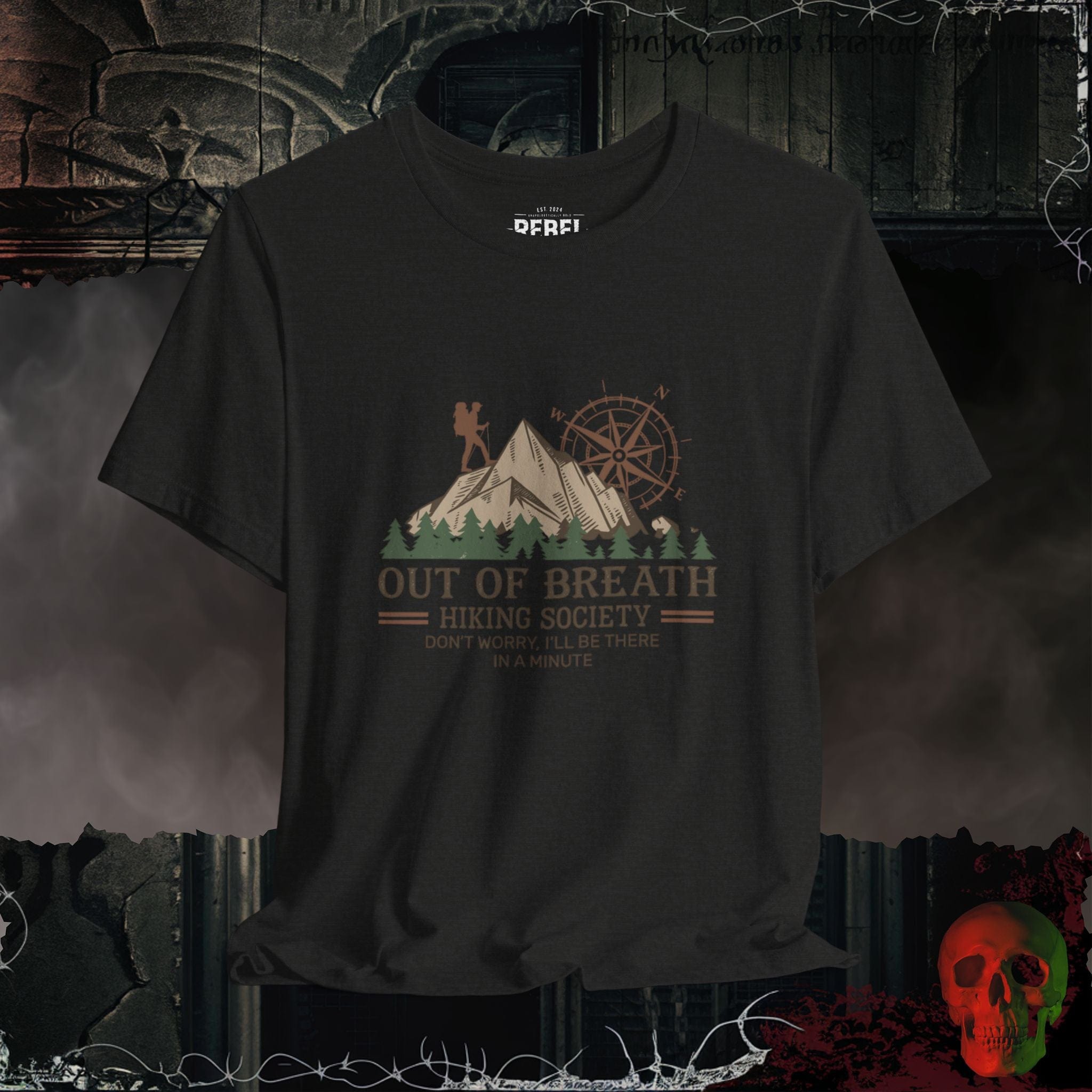 Black Heather / S Out of Breath Hiking Society Tee