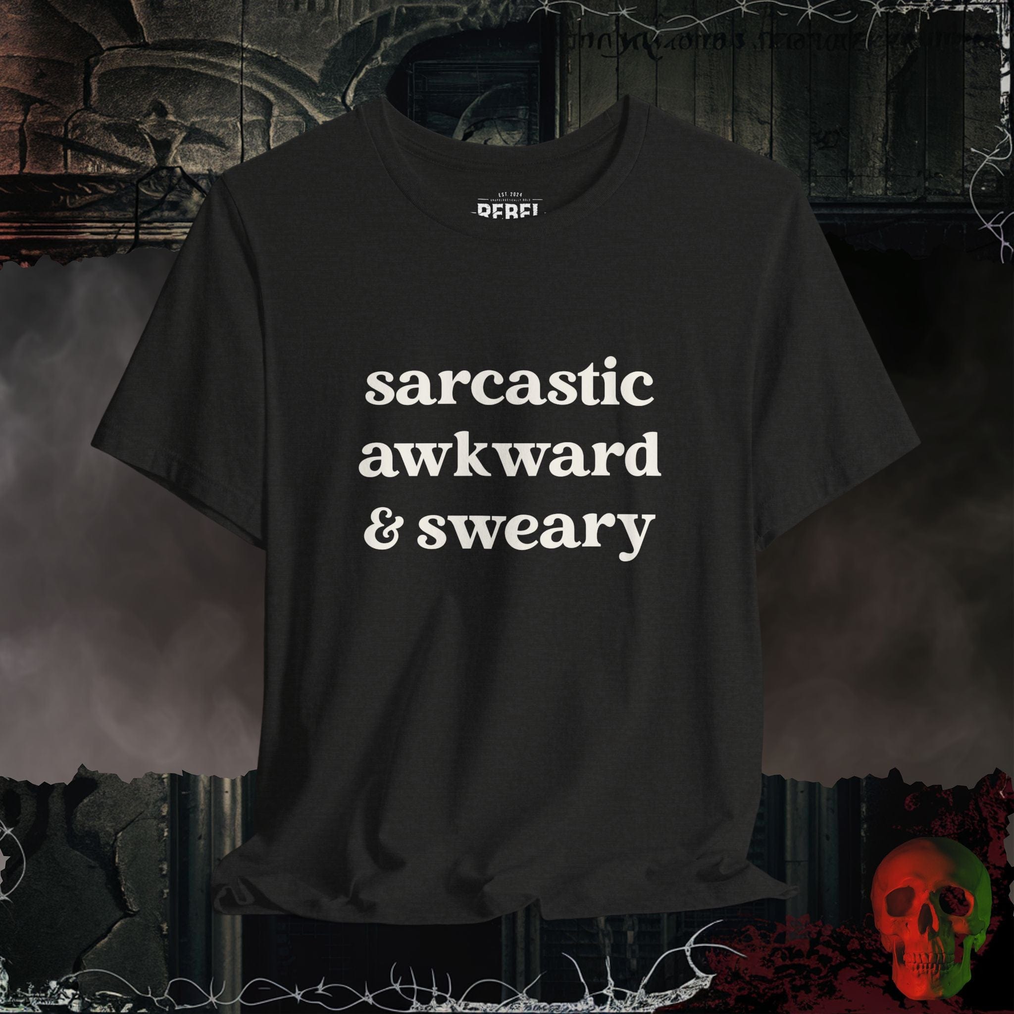 Black Heather / S Sarcastic and Sweary Tee