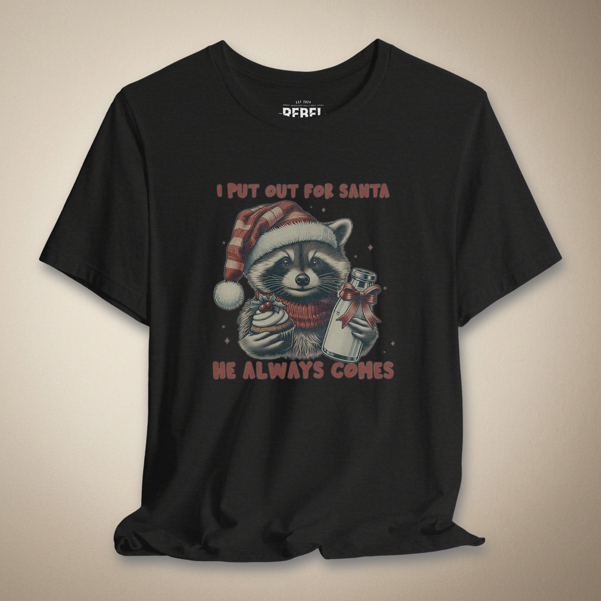 I Put Out for Santa Graphic Tee | Rebel Ink Designs