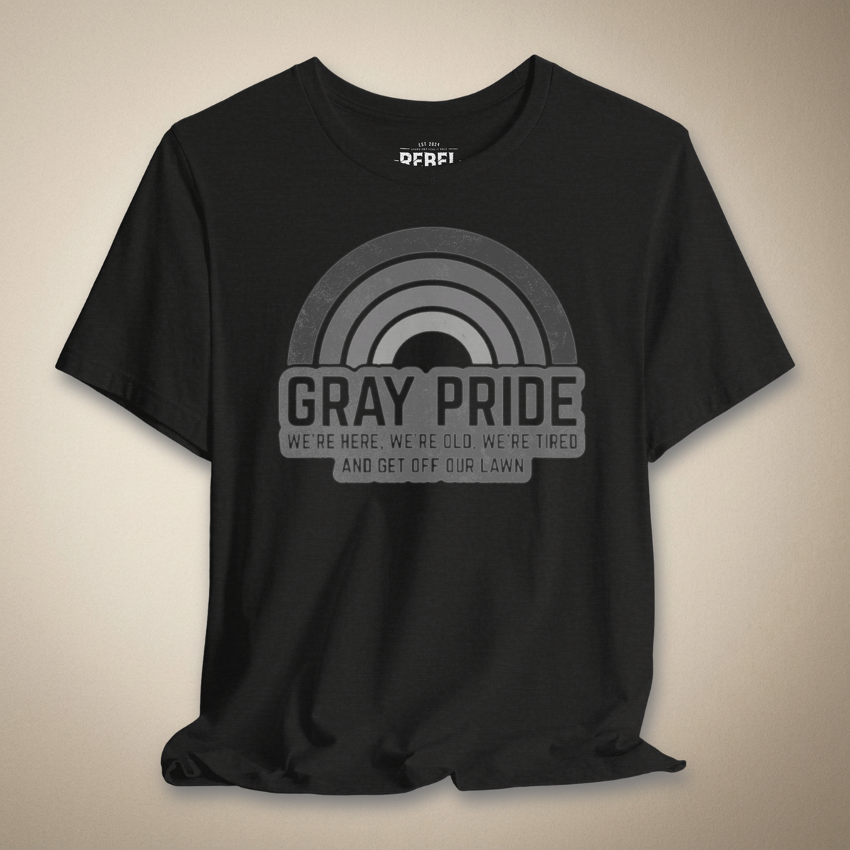 Gray Pride Graphic Tee | Rebel Ink Designs