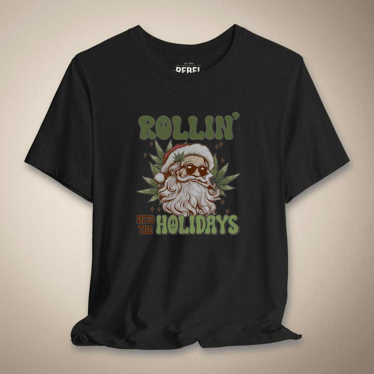 Rollin’ Into the Holidays Graphic Tee | Rebel Ink Designs