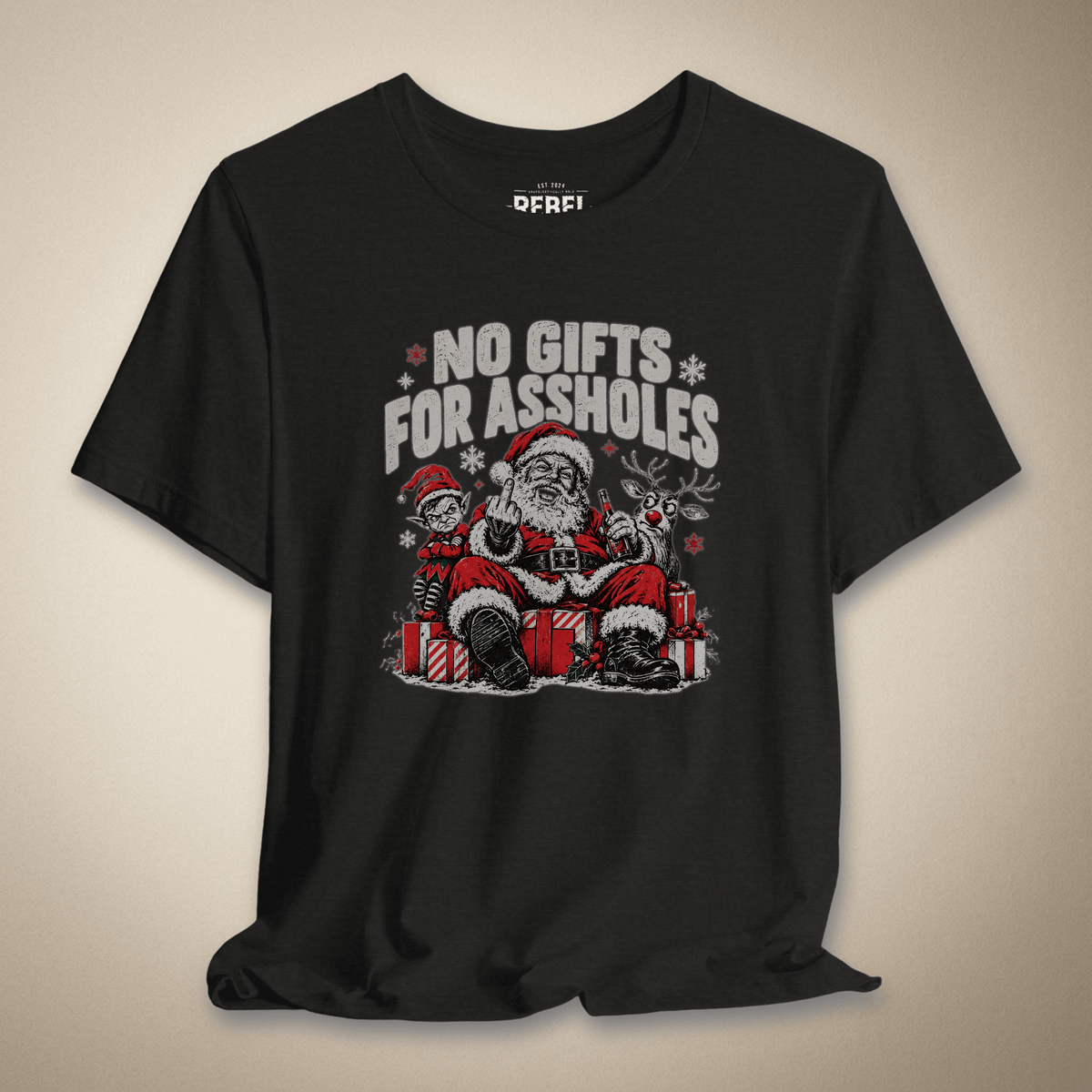 No Gifts for Assholes Graphic Tee | Rebel Ink Designs