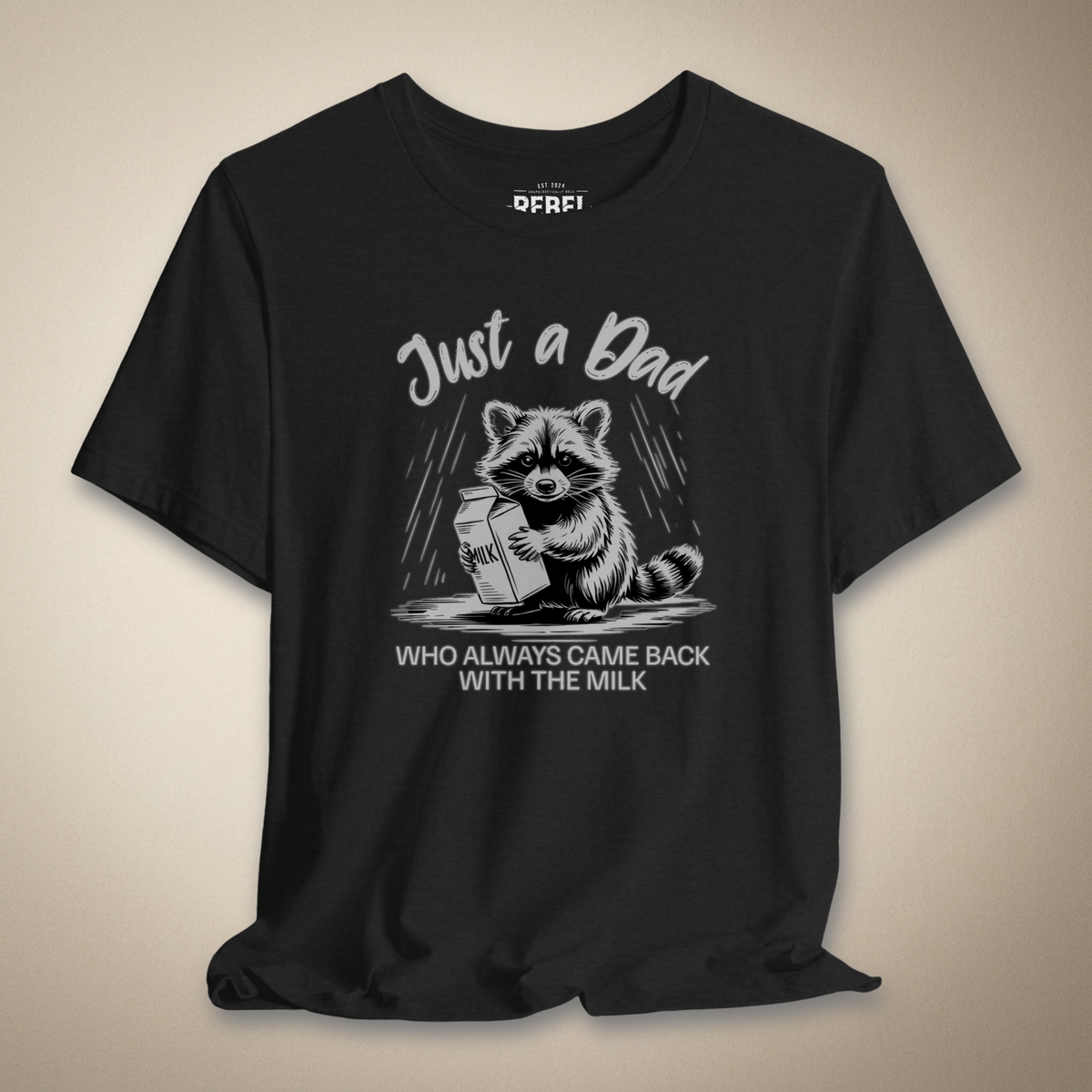 Just a Dad Milk Run Graphic Tee | Rebel Ink Designs