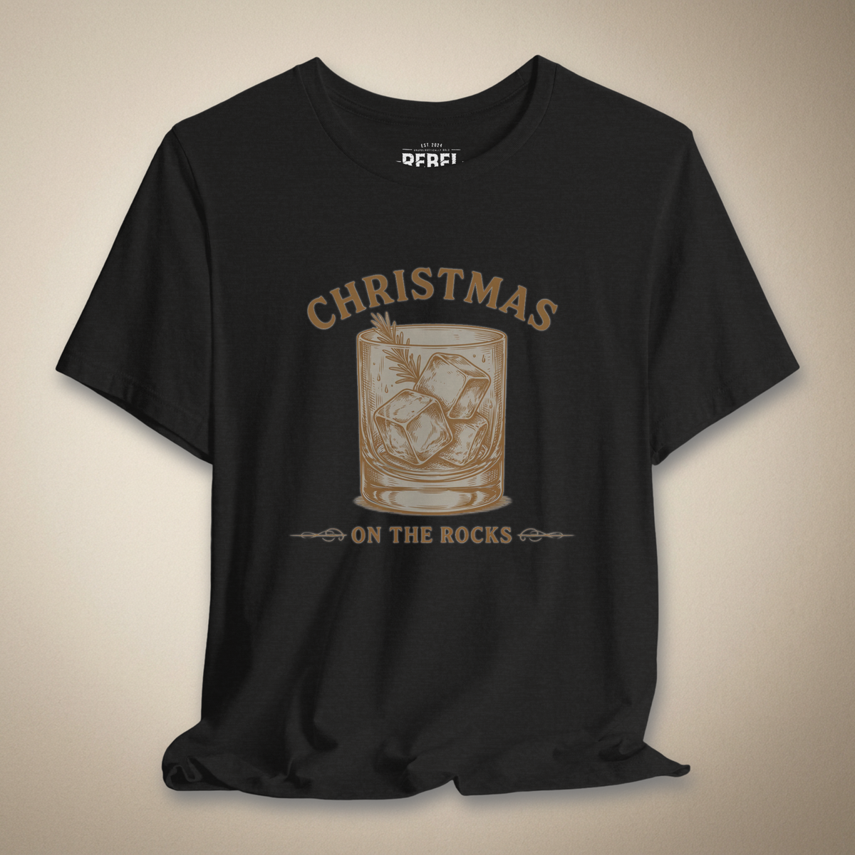 Christmas on the Rocks Graphic Tee | Rebel Ink Designs