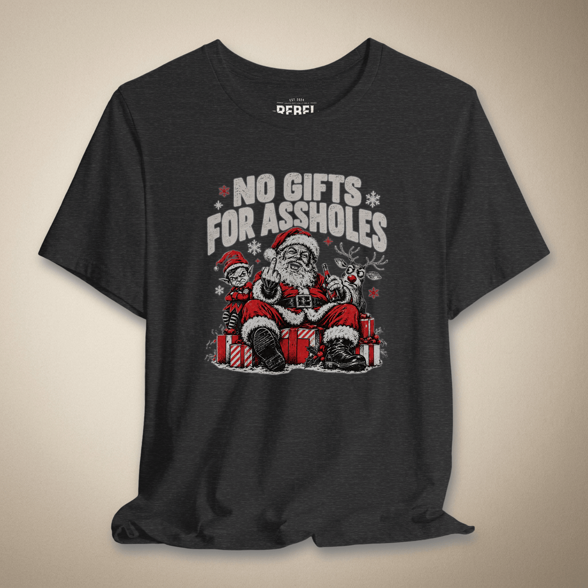 No Gifts for Assholes Graphic Tee | Rebel Ink Designs
