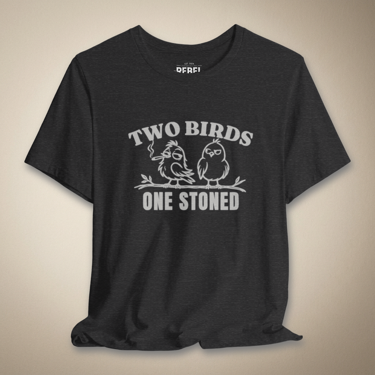 Two Birds One Stoned Graphic Tee | Rebel Ink Designs