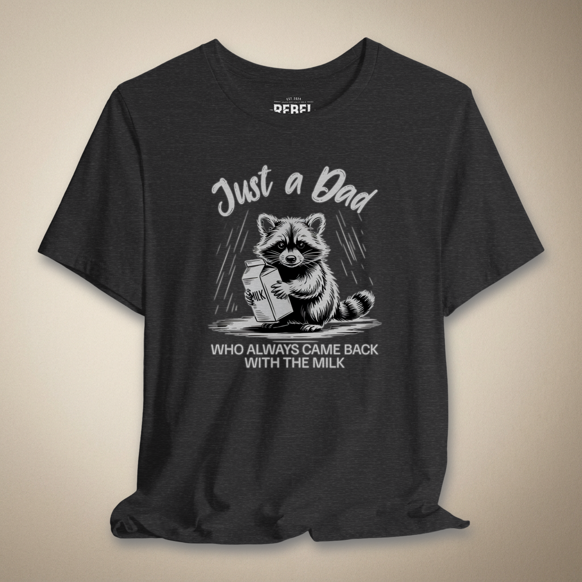 Just a Dad Milk Run Graphic Tee | Rebel Ink Designs