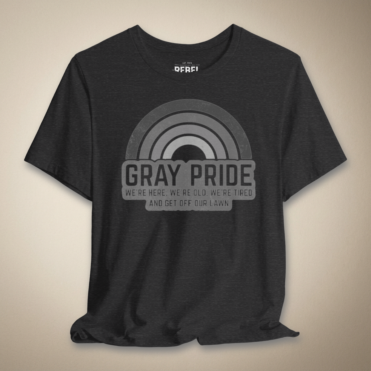 Gray Pride Graphic Tee | Rebel Ink Designs