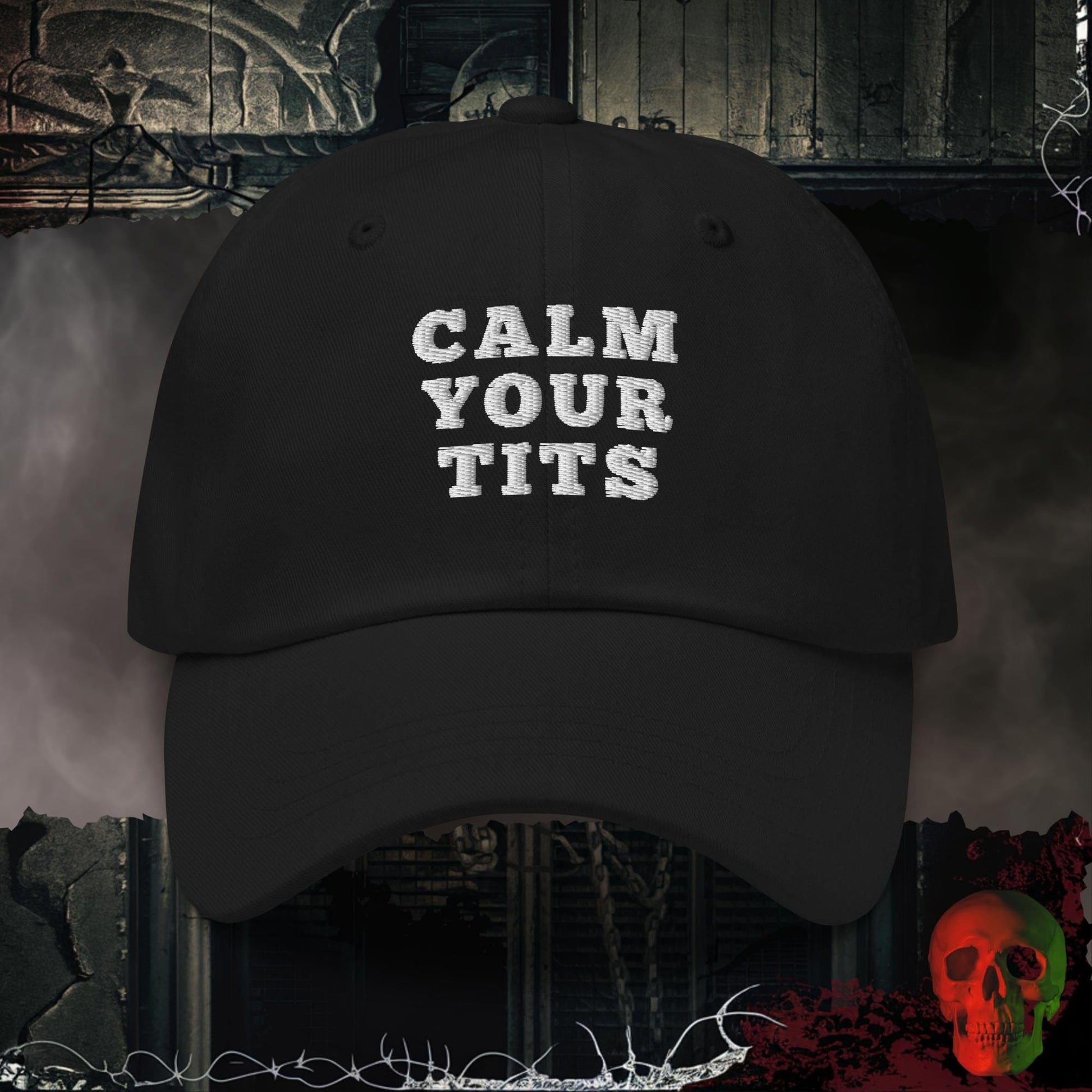 Hats Black Calm Your Tits