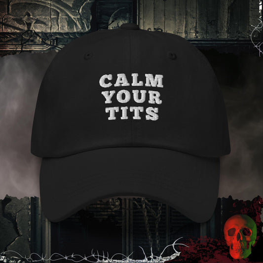 Hats Black Calm Your Tits