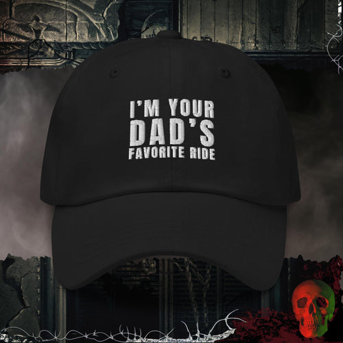 Hats Black Dad's Favorite Ride Embroidered Hat
