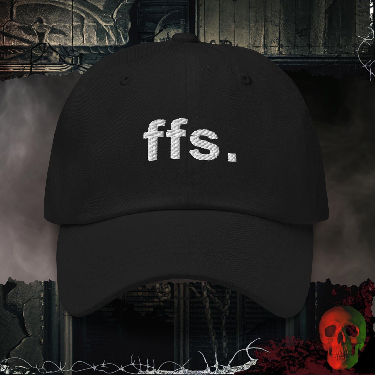 Hats Black ffs Embroidered Hat