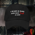 Hats Black I Wake & Bake Embroidered Hat