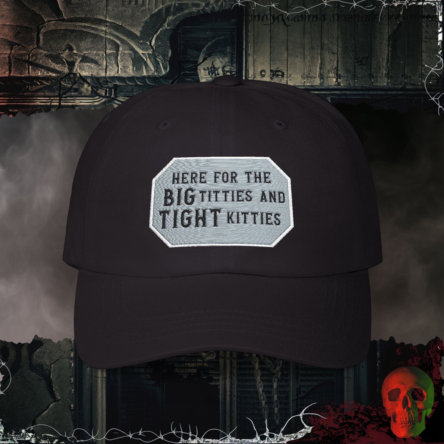 Hats Black / One size Big T!tties and Tight Kitties Embroidered Hat
