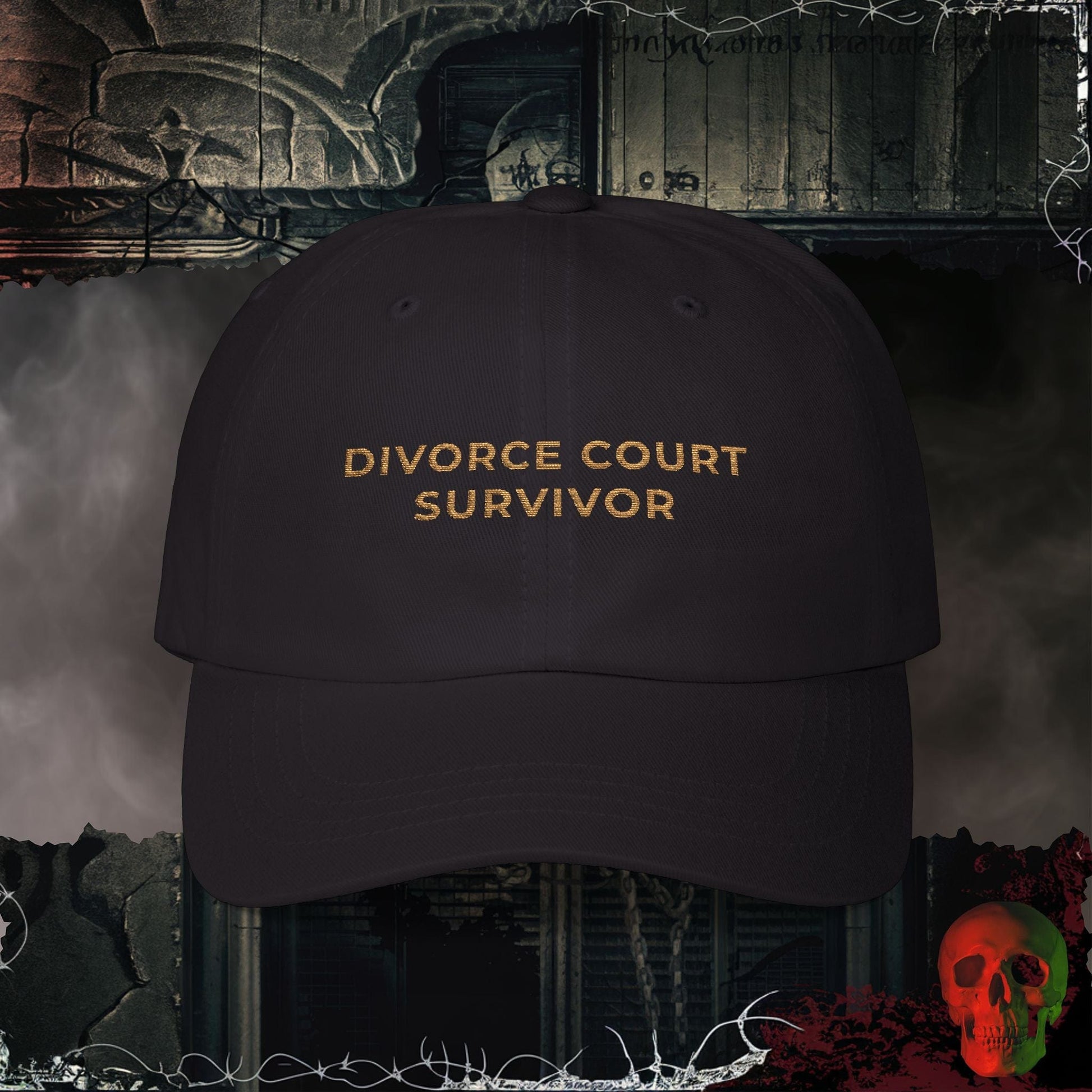 Hats Black / One size Divorce Court Survivor Embroidered Hat