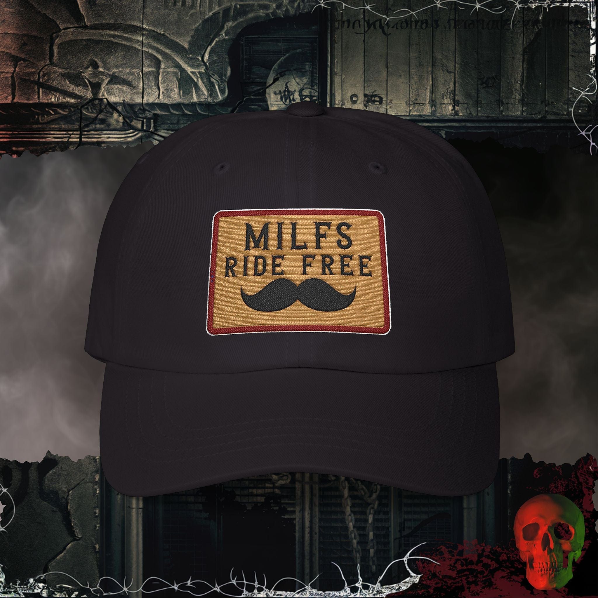 Hats Black / One size Free Rides Embroidered Hat