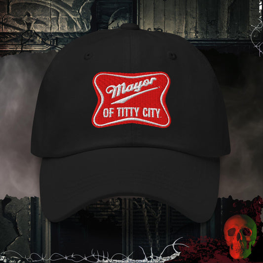 Hats Black / One size Mayor of Titty City Embroidered Hat