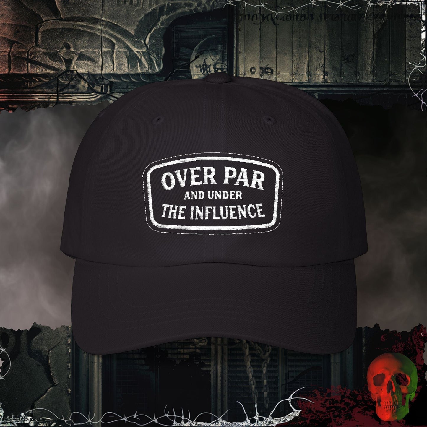 Hats Black / One size Over Par Hat Embroidered Hat