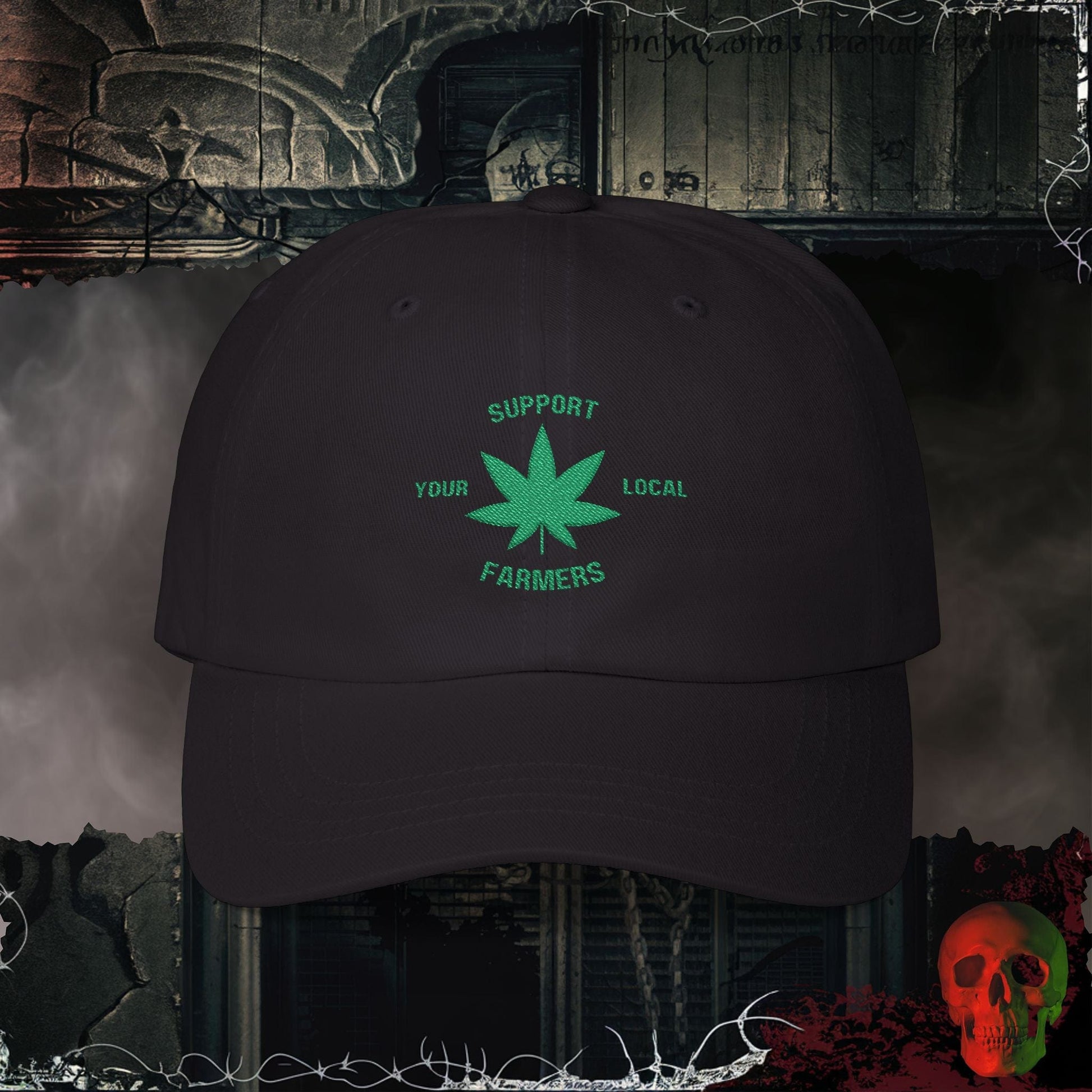 Hats Black / One size Support Local Farmers Embroidered Hat