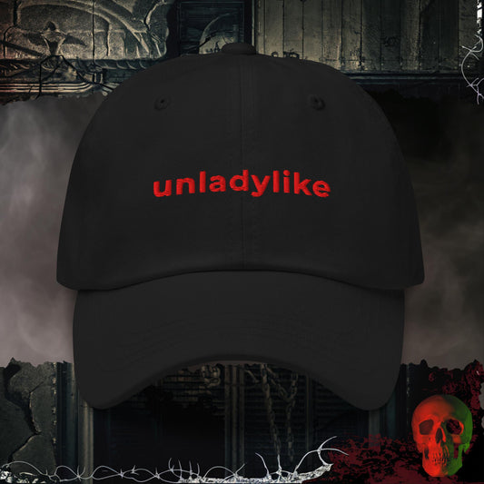 Hats Black / One size Unladylike Embroidered Hat