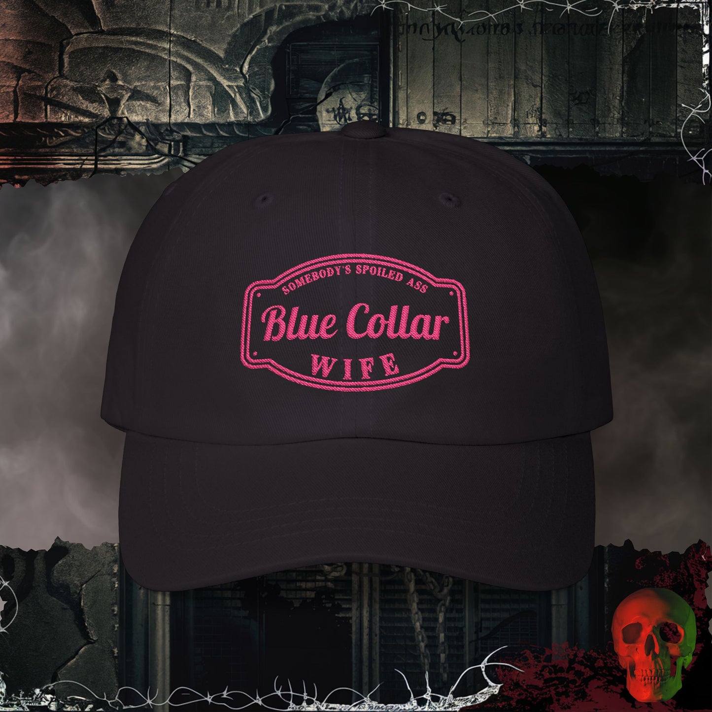 Hats Black Spoiled A$$ Wife Embroidered Hat