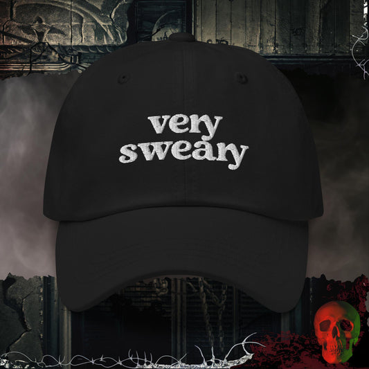 Hats Black Very Sweary Embroidered Hat