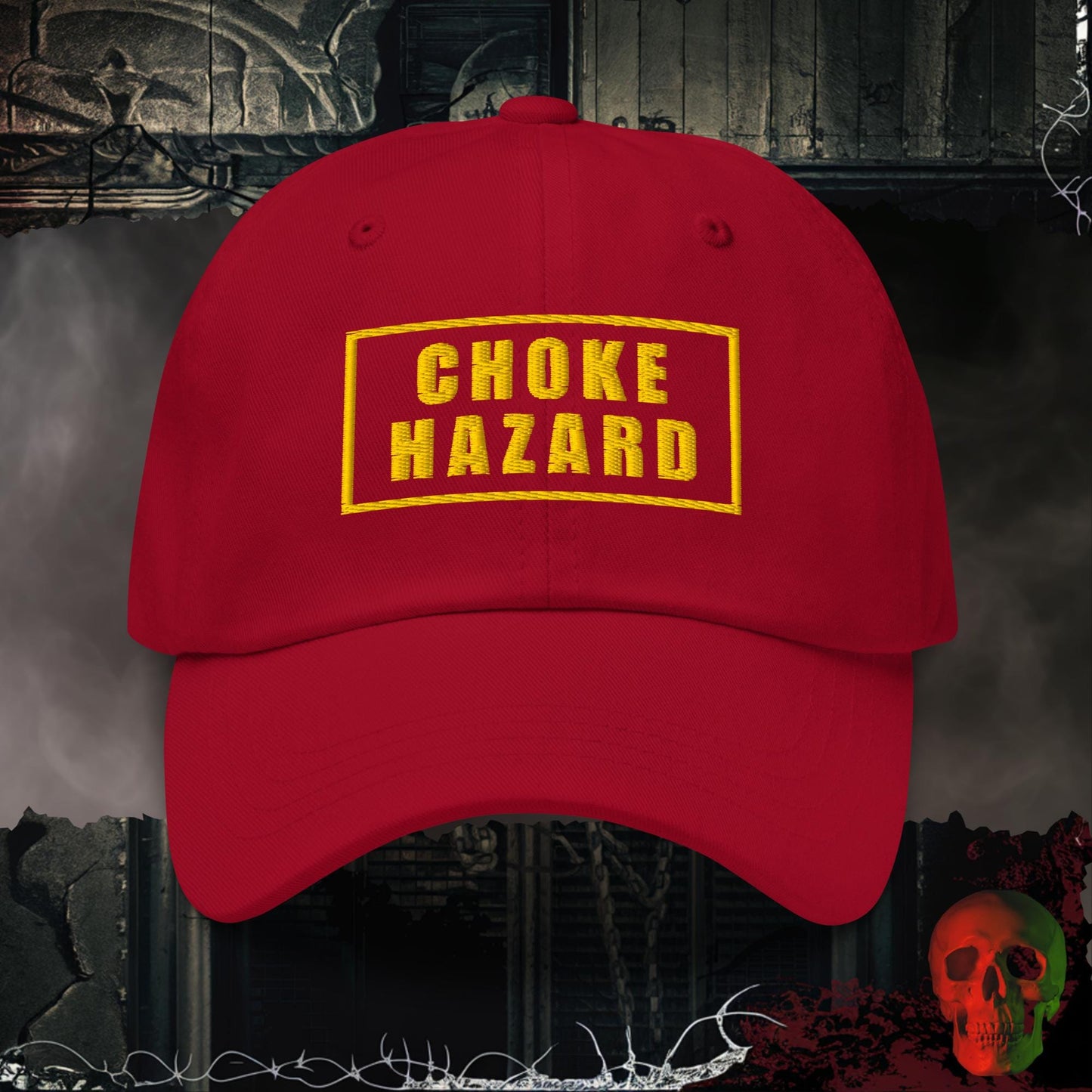 Hats Cranberry Choke Hazard Embroidered Hat