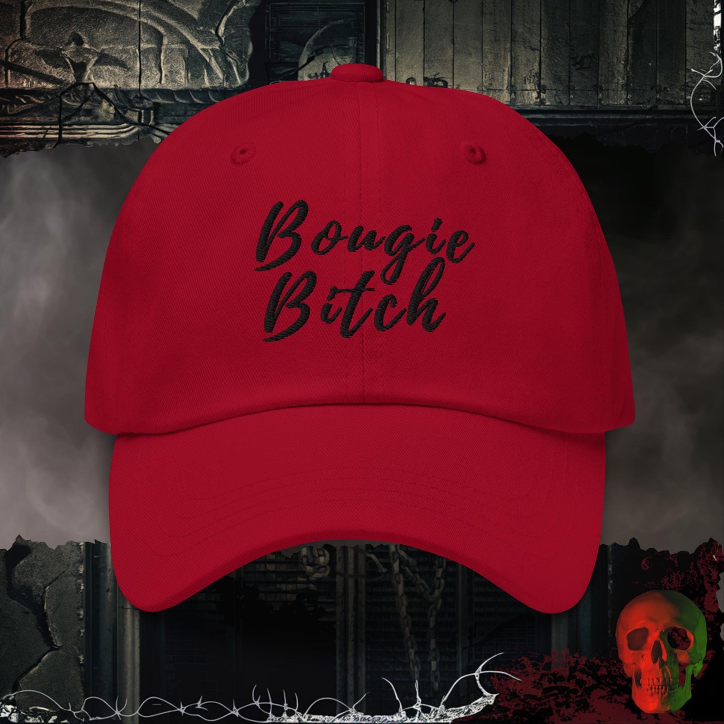 Hats Cranberry / One size Bougie Bitch Embroidered Hat