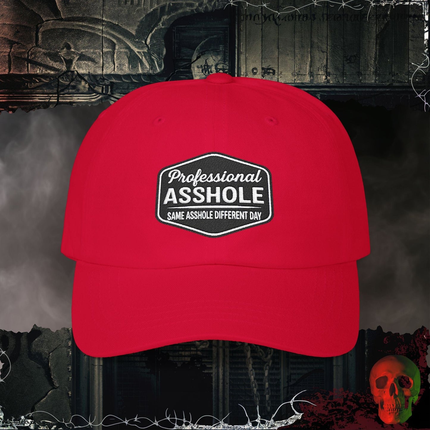 Hats Cranberry / One size Professional Asshole Embroidered Hat